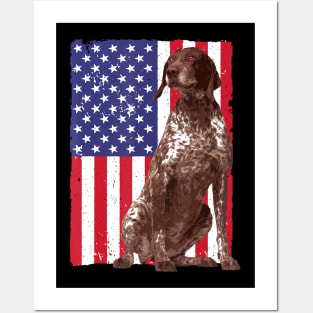 Cool German Shorthaired Pointer Men Women Short Hair Gsp Dog Posters and Art